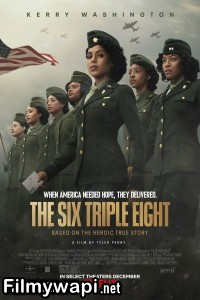 The Six Triple Eight (2024) Hollywood Hindi Dubbed poster